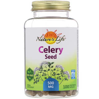 Nature's Herbs, Семена сельдерея, 100 вегетарианских капсул