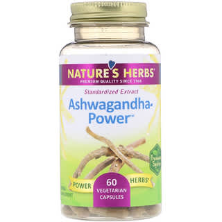 Nature's Herbs, Ashwagandha Power, 60 Vegetarian Capsules