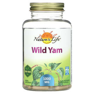 Nature's Life, Wild Yam, 500 mg, 100 Vegetarian Capsules