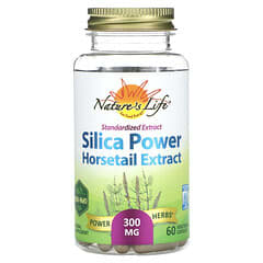 Nature's Life, Silica Power Horsetail Extract, 300 mg, 60 Vegetarian Capsules