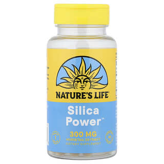 Nature's Life, 矽石粉問荊提取物，300 毫克，60 粒素食膠囊
