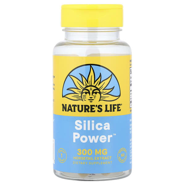 Nature's Life, Silica Power™, 300mg, 베지 캡슐 60정
