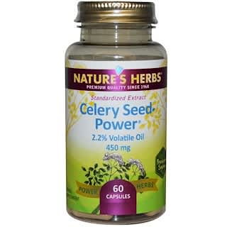 Nature's Herbs, Celery Seed-Power, 450 mg, 60 Capsules