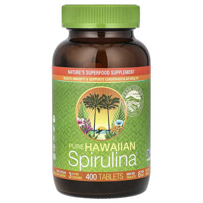 Nutrex Hawaii, Spirulina®, 500 mg, 400 Tablets