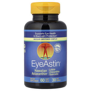 Nutrex Hawaii, BioAstin®, EyeAstin™, Hawaiiaanse astaxanthine, 60 softgels