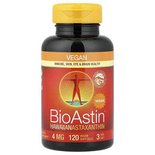 Nutrex Hawaii, BioAstin®, 하와이산 아스타잔틴, 4mg, 비건 소프트젤 120정
