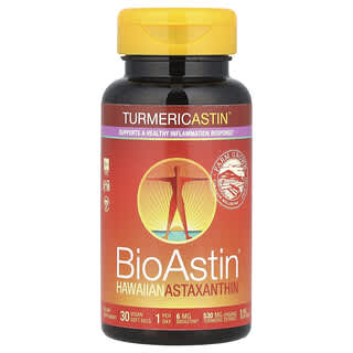 Nutrex Hawaii, Turmericastin™，BioAstin® 夏威夷蝦青素®，30 粒全素軟膠囊