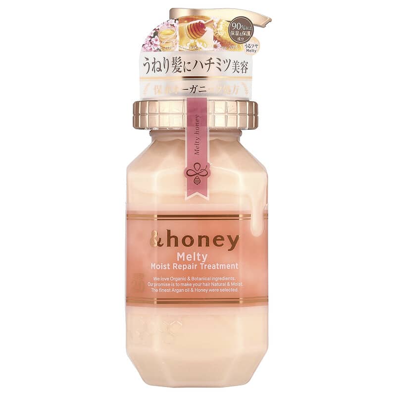Melty Moist Repair Treatment、スイートローズハニー、440ml（14.9