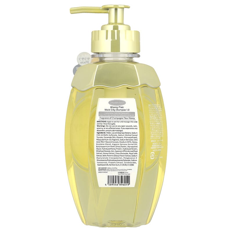 Pixie Moist, Shampoo Sedoso 1.0, 440 ml (14,8 fl oz)