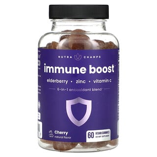 NutraChamps, Immune Boost, Ciliegia, 60 caramelle gommose vegane