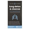 Desintoxicación y limpieza pulmonar, 60 cápsulas veganas fáciles de ingerir