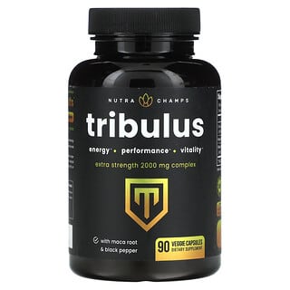 NutraChamps, Tribulus, Extra Strength, 2,000 mg, 90 Veggie Capsules (666 mg per Capsule)