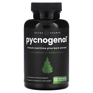 NutraChamps, Pycnogenol, 60 cápsulas veganas