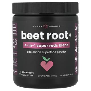 NutraChamps, Calor de remolacha, Cereza negra`` 248 g (8,74 oz)