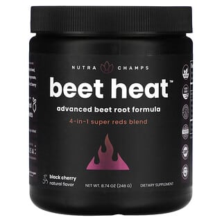 NutraChamps, Beet Heat, czarna wiśnia, 248 g