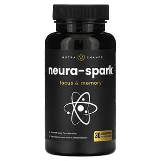 NutraChamps, Neura-Spark, 30 Vegan Capsules