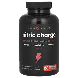 NutraChamps, Nitric Charge, 150 Vegan Capsules