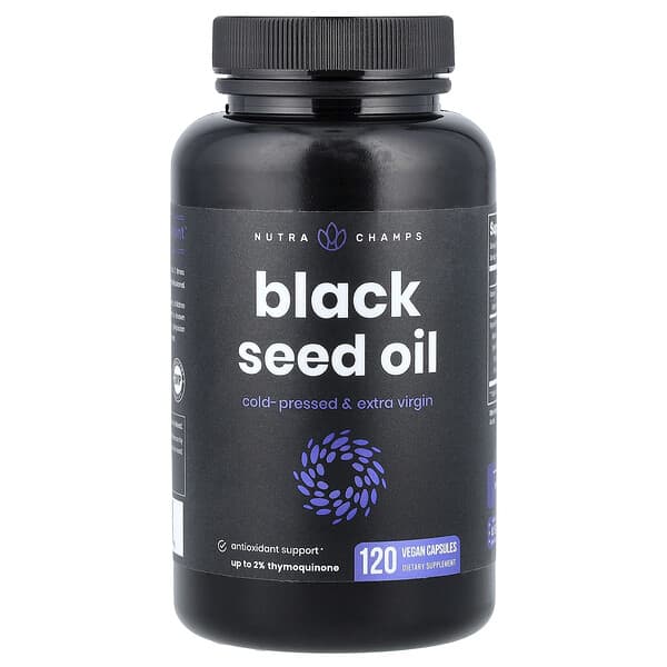 Black Seed Oil, 120 Vegan Capsules