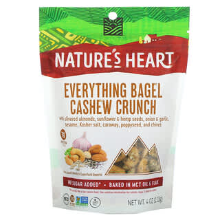 Nature's Heart, Cashew Crunch, Everything Bagel, 4 oz (113 g)
