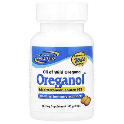 North American Herb & Spice, Oreganol, Oregano Oil Softgels, 60 Capsules