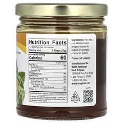 North American Herb & Spice, сырой дикий мед орегано, 283 г (10 унций)