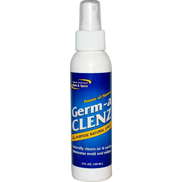 North American Herb & Spice Co., Germ-a Clenz, All Purpose Natural Spray, 4 fl oz (120 ml)
