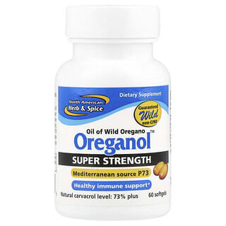 North American Herb & Spice, Oreganol™, Super Strength, 60 capsules à enveloppe molle