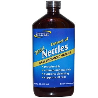 North American Herb & Spice, Extract of Wild Nettles, 12 fl oz (355 ml)