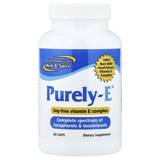 North American Herb & Spice, Purely-E 胶囊，60 粒装