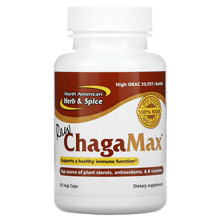 North American Herb & Spice, ChagaMax Natural, 90 Cápsulas Vegetarianas