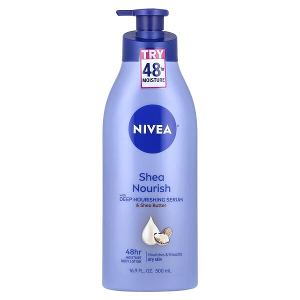 Nivea, Shea 너리시 바디 로션, 500ml(16.9fl oz)