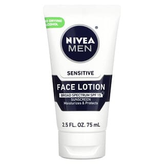 Nivea, Men, Sensitive Face Lotion,  SPF 15, 2.5 fl oz (75 ml)