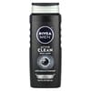 Men, Active Clean Body Wash, With Natural Charcoal, Deep Clean, 16.9 fl oz (500 ml)