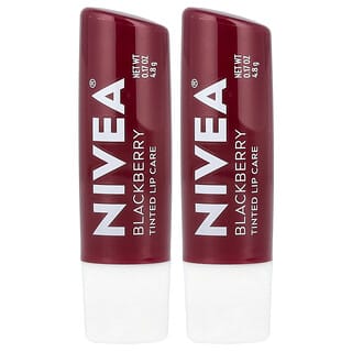 Nivea, Tinted Lip Care, Blackberry, 2 Pack, 0.17 oz (4.8 g) Each