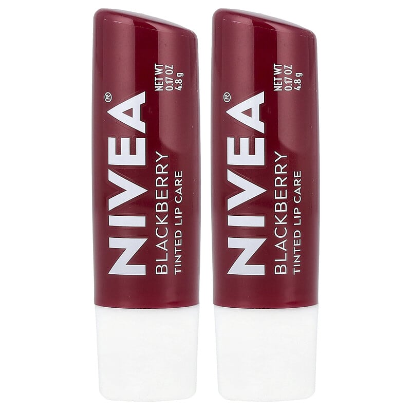 Tinted Lip Care, Blackberry, 2 Pack, 0.17 oz (4.8 g) Each