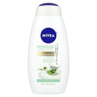 Nivea, Refreshing Body Wash, erfrischendes Duschgel, frische Aloe und Lilie, 591 ml (20 fl. oz.)
