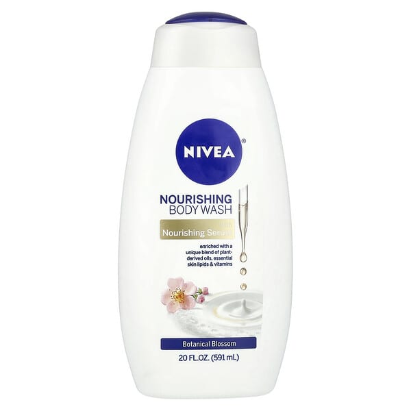 Nivea, 너리싱 바디 워시, 보타니컬 블라섬, 591ml(20fl oz)