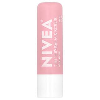 Nivea, 护理磨砂颗粒超柔软唇膏，玫瑰果油 + 维生素 E，0.17 盎司（4.8 克）