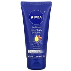Nivea, Essentially Enriched Hand Cream, Almond Oil & Shea Butter, angereicherte Handcreme mit Mandelöl und Sheabutter, 74 g (2,6 oz.)