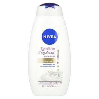 Nivea, Sensitive & Radiant Body Wash with Nourishing Serum, 20 fl oz (591 ml)