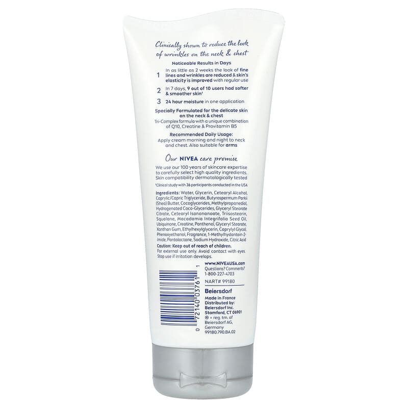Skin Firming＆Anti-Wrinkle Neck＆Chest Cream、189g（6.7オンス）