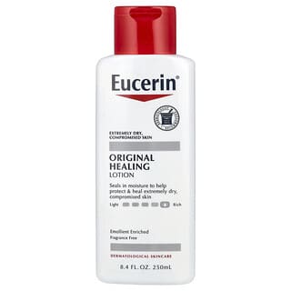 Eucerin, Loção Healing Original, Sem Perfume, 250 ml (8,4 fl oz)