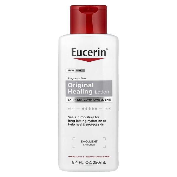 Eucerin, 有機修復乳液，無香，8.4 液量盎司（250 毫升）
