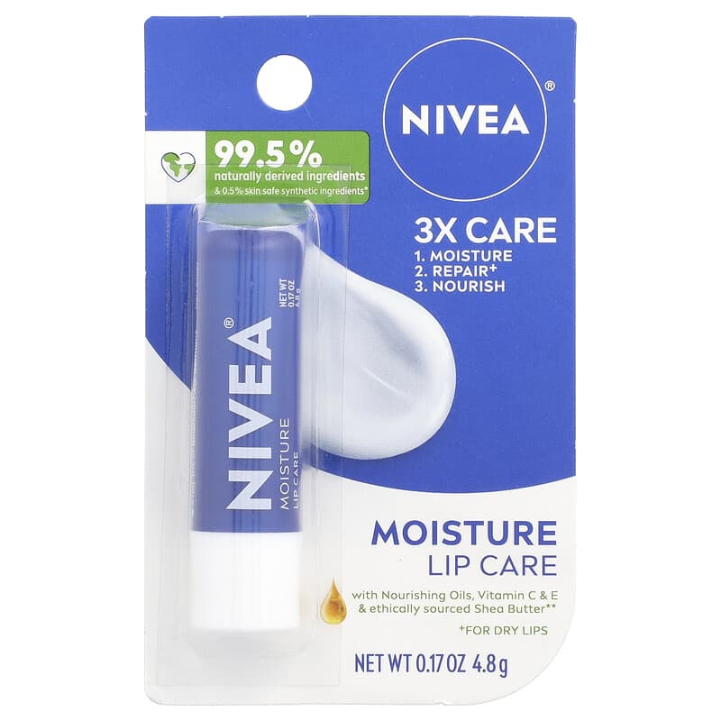 nivea vitamin c lip balm Moisture Lip Care, 0.17 oz (4.8 g)