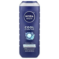 Homens, Sabonete Líquido 3 em 1 Refrescante, Mentol e Yuzu, 500 ml