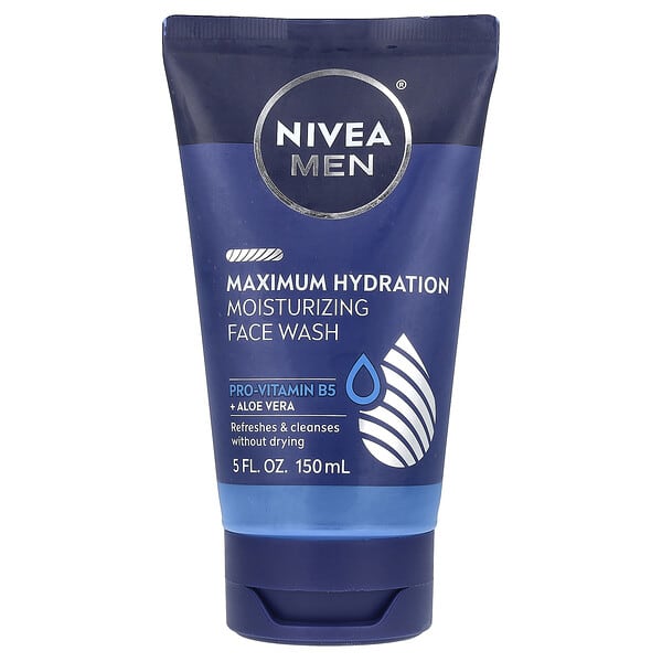 Nivea, Hombres, Jabón líquido facial humectante, Máxima hidratación, 150 ml (5 oz. líq.)