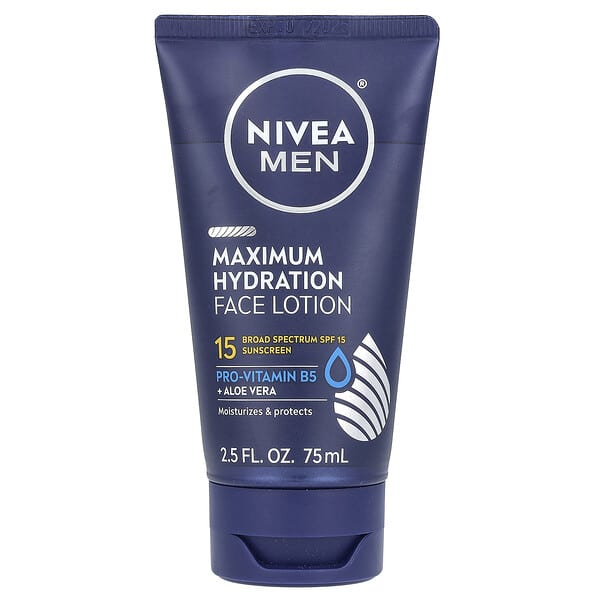 Nivea, Hombres, Loción facial de máxima hidratación, FPS 15, 75 ml (2,5 oz. líq.)