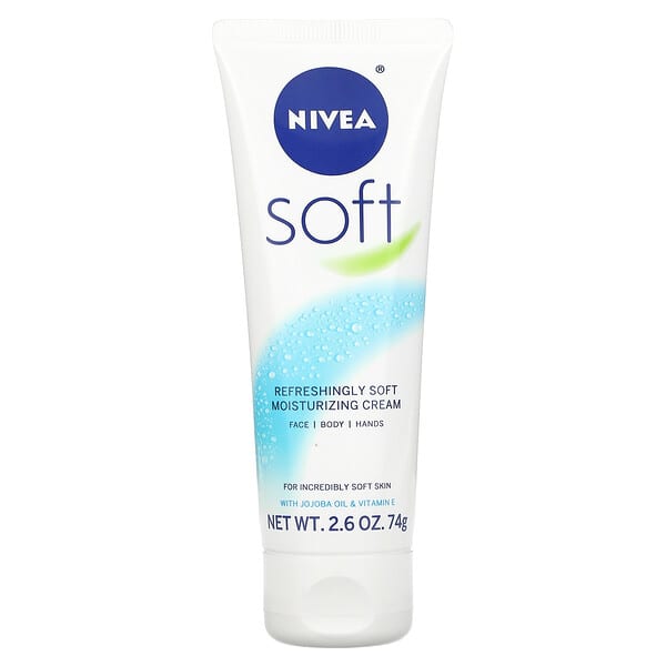 Nivea, 清新柔軟保濕霜，2.6 盎司（74 克）