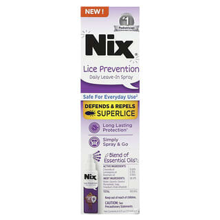 Nix, Lice warning, спрей для ежедневной поддержки, 177,44 мл (6 жидк. унций)