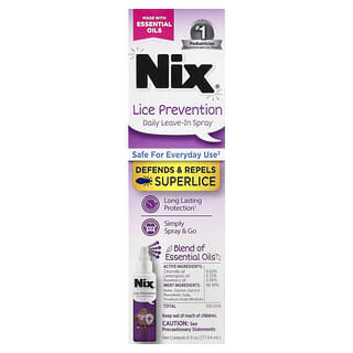Nix, Prevence vši, denní bezoplachový sprej, 6 fl oz (177,44 ml)